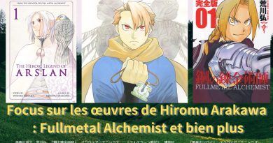 Focus sur les œuvres de Hiromu Arakawa : Fullmetal Alchemist et bien plus